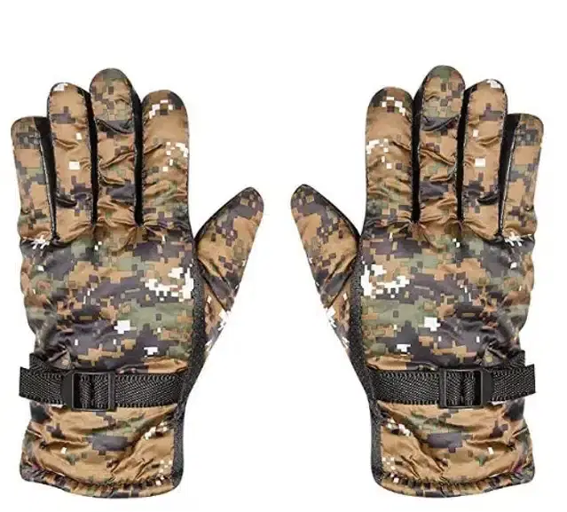 Winter Army Gloves for Men & Boys, Set of 1 (Multicolour)