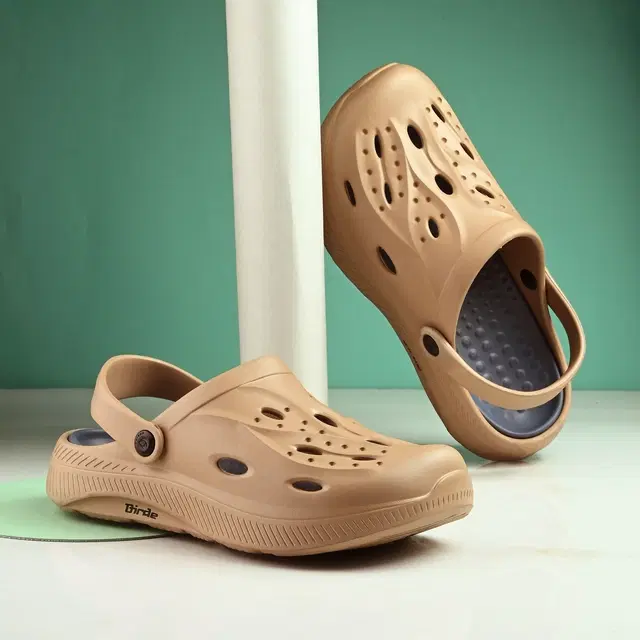 Clogs for Men (Brown, 6)