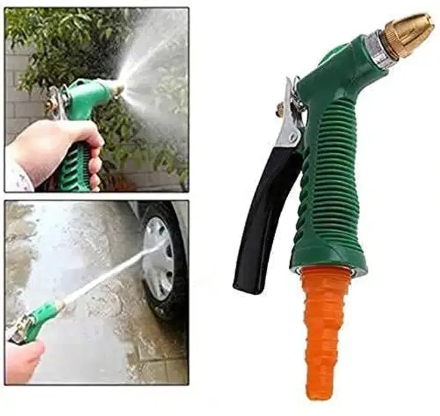 Water Spray Gun Nozzle for Car & Bike Wash, Multicolor