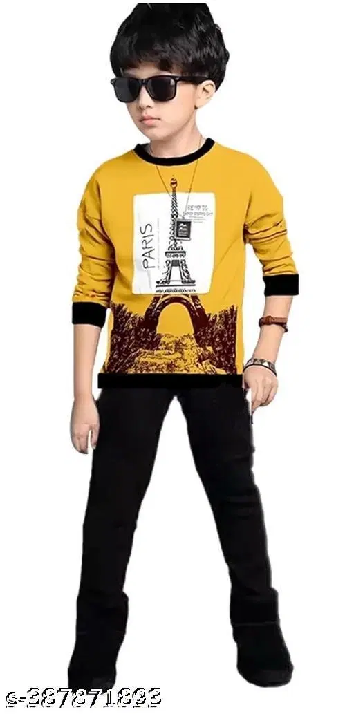 Cotton Clothing Set for Boys, Multicolour (4-5 Years)