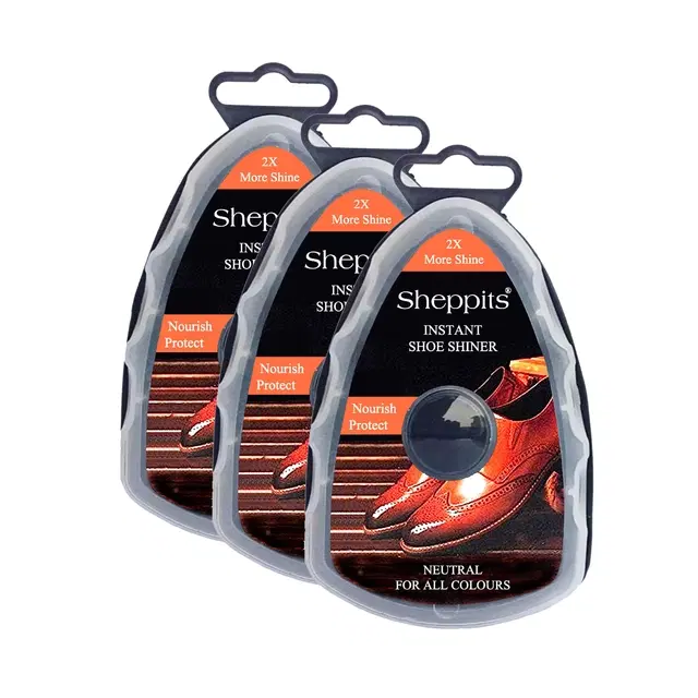 Shoe Shiner Sponge, Pack of 3