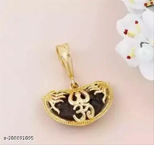 Rudraksha Pendant Locket for Women (Gold)