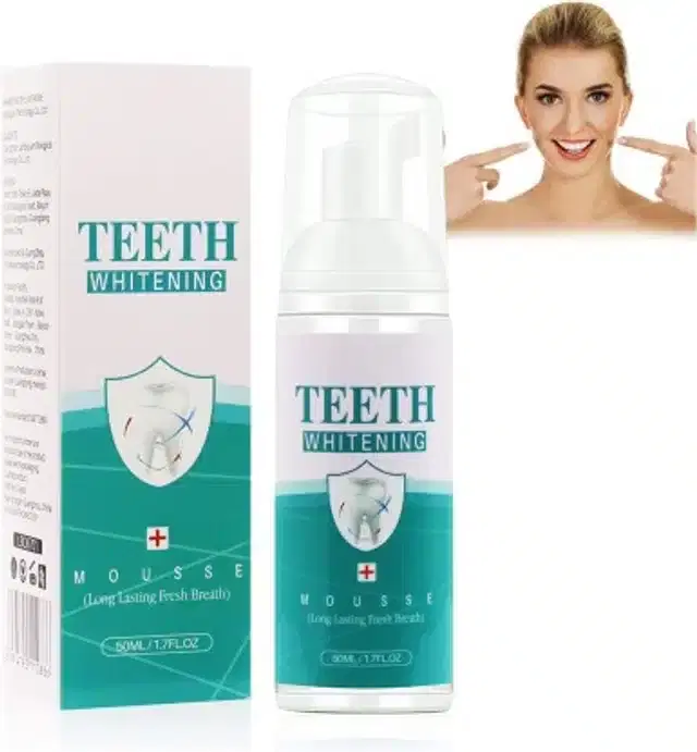 Teeth Whitening Mousse Foam, 60 ml