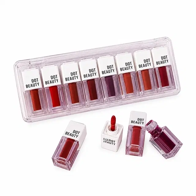 Dot Beauty Mini Liquid Lipstick [Pack of 8]