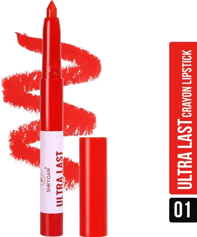 Shryoan Ultra Last Silky Matte Lipstick, Indian Red, 3.5 g