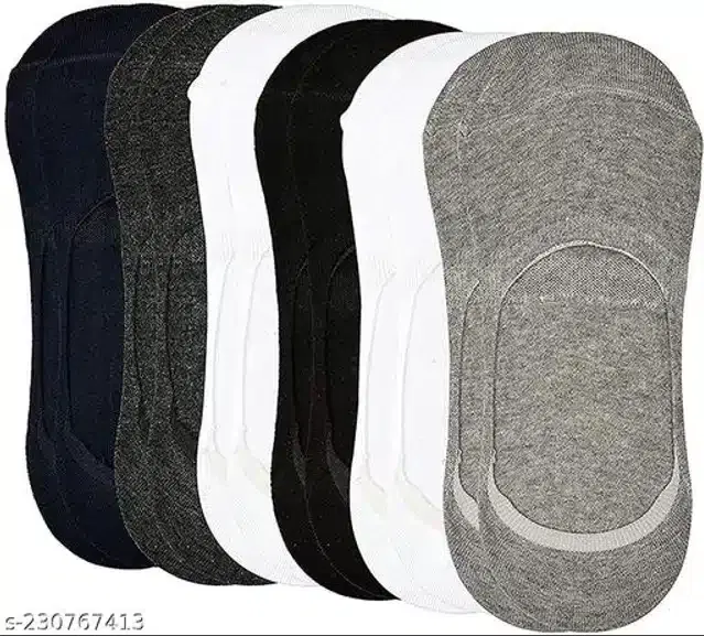 Cotton Socks for Men, Set of 6 (Multicolor)