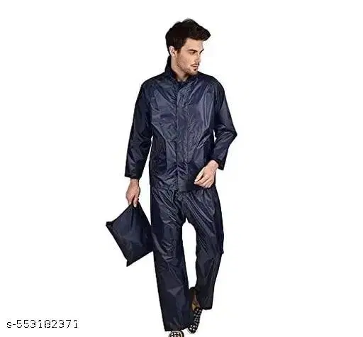 Polyester Solid Raincoat for Men/women, Multicolour (S)