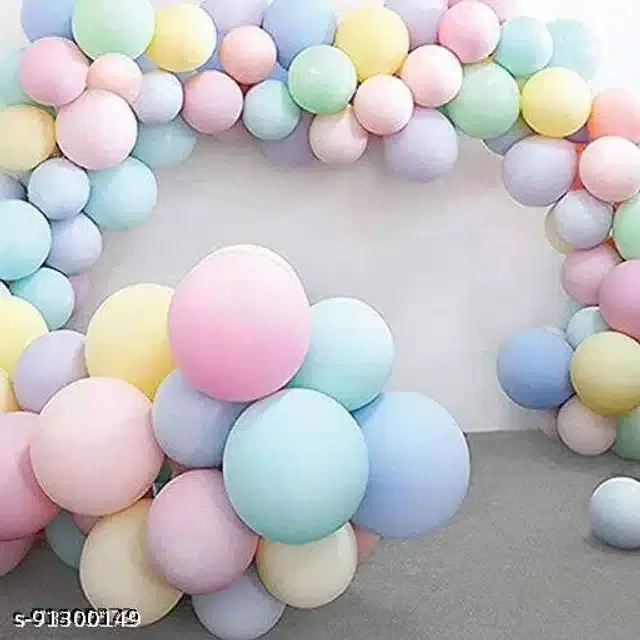 Balloons for Decoration, Multicolor, Pack of 100
