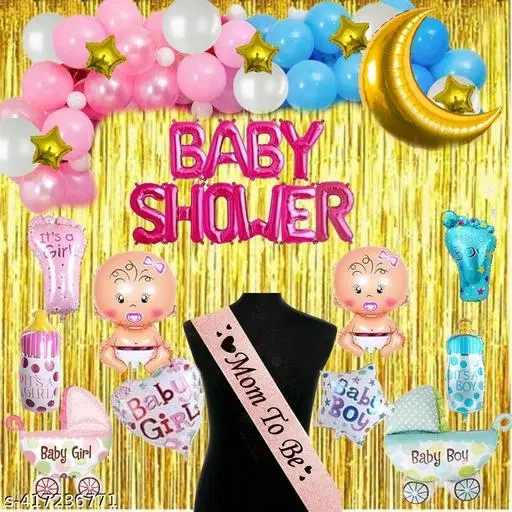 73 Pcs Balloons Decoration Kit, Multicolour, Set of 1