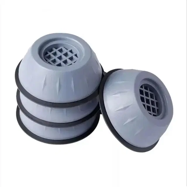 Rubber Anti Vibration Washing Machine Pads, Grey, Pack of 4