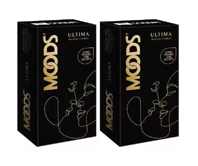 Mood Ultima Mutual Climax 10 Pcs Condoms, Pack of 2