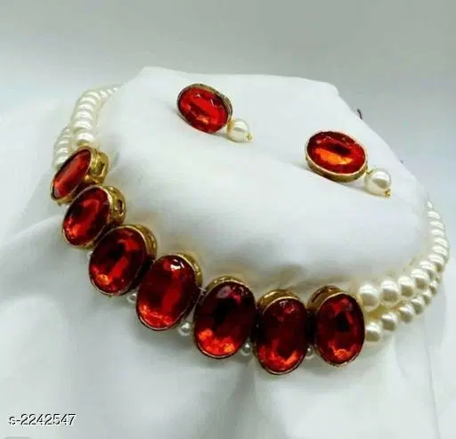 Elegant Pearl Jewellery Set