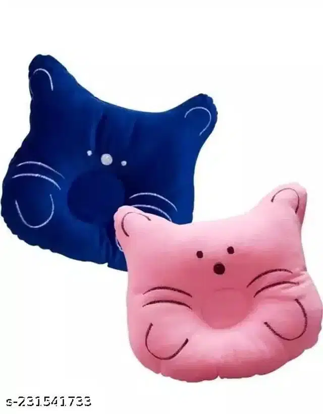 Pillow for Baby, Blue & Pink, Pack of 2