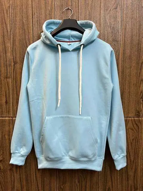 Soft Unisex Hoodies (Sky Blue, M) (PS-1)