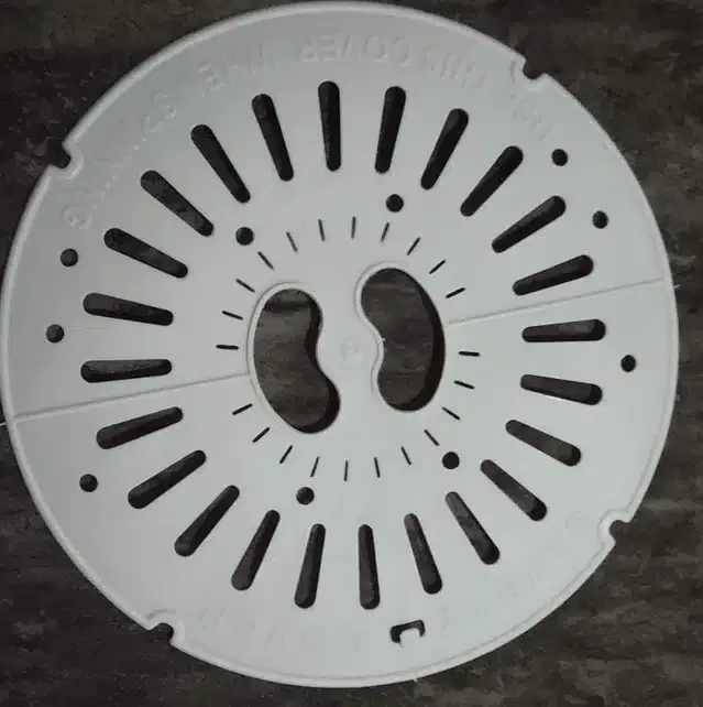 Universal Fit Washing Machine Dryer Spin Cap, Grey, 9.6 Inches