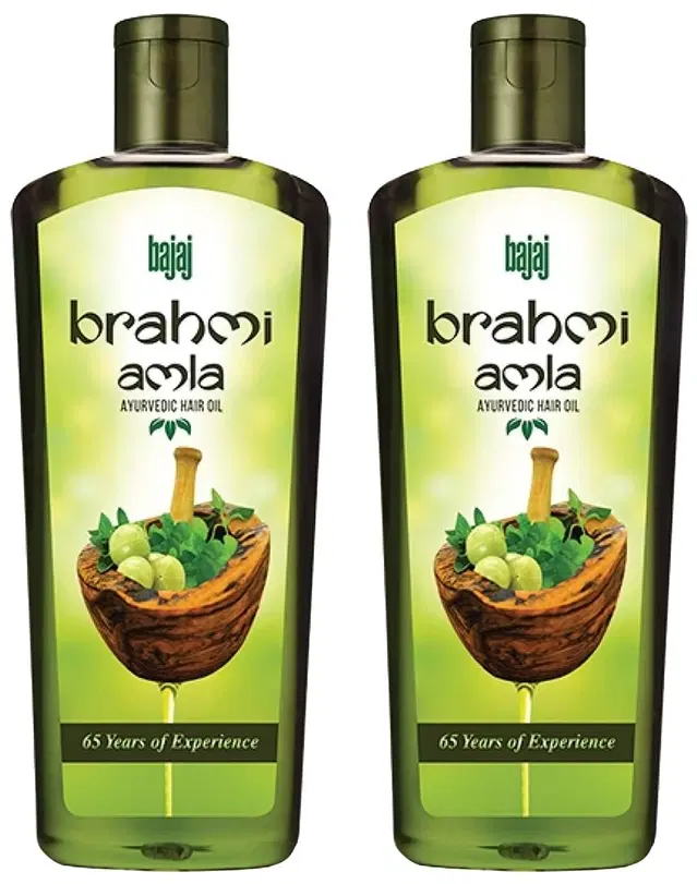 Bajaj Brahmi Amla Hair Oil 2X400 ml - Pack of 2