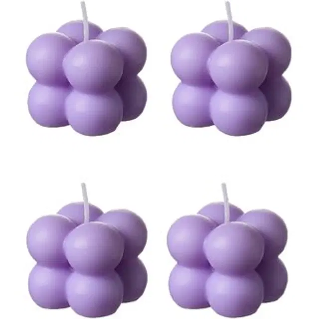 Long Lasting Aroma Jar Candles, Multicolor, Pack of 4