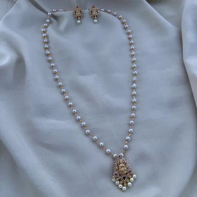 Party Wear Jewellery Set for Women (Lavender, Free Size)
