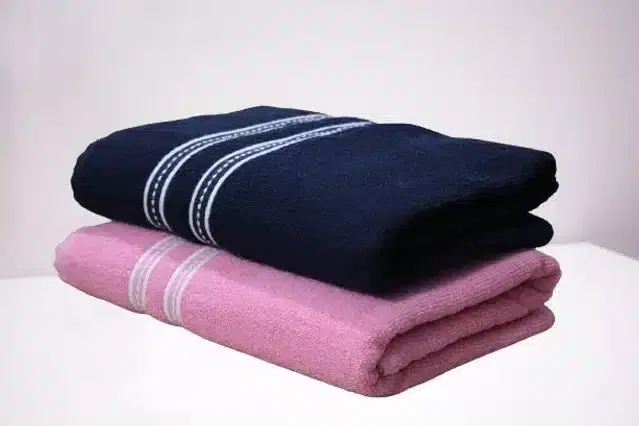 Bath Towel, 27x54 inches, Pack of 2, Multicolor