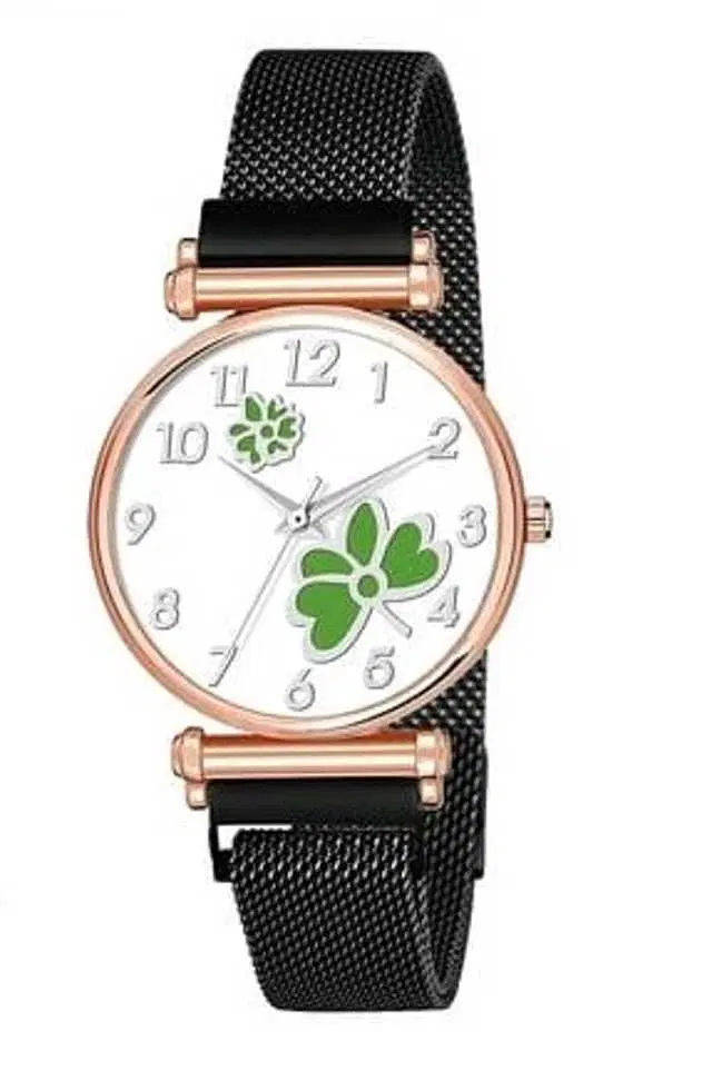 Analog Watch For Womens (Black) (WS-206)