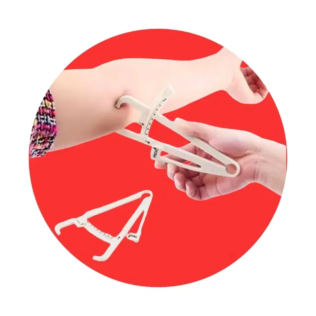 Lightweight Eco-Friendly Body Fat Measuring Caliper, Multicolor, Pack of 1