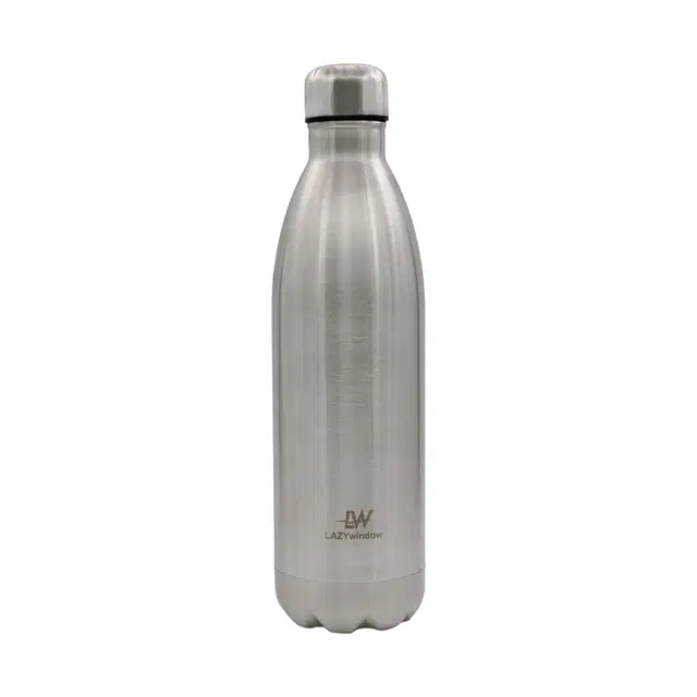 Double Wall Insulated Thermosteel Flask, Silver, 1000 ml