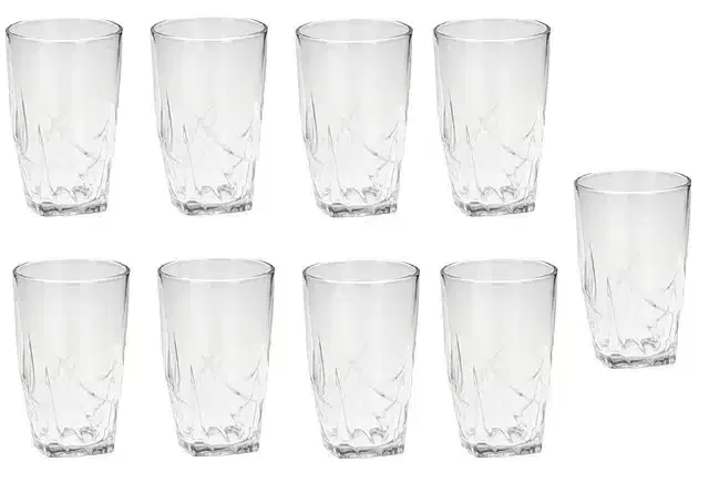 Liquor cum Cocktail Glasses, Transparent, 150 ml, Pack of 9