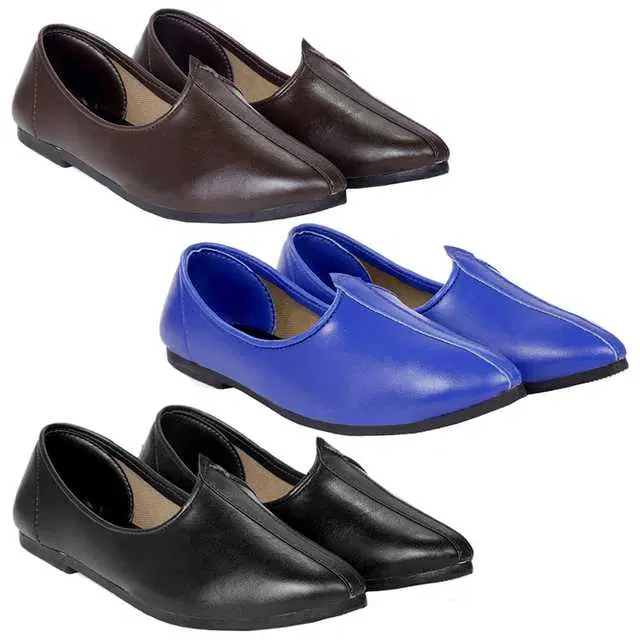 Vitoria Trendy Jutti Combo For Men And Boys, Pack Of 3 (Multicolor, 6) (V-187)