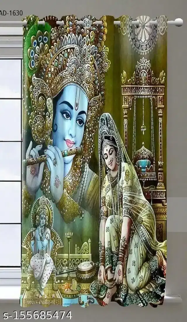 Curtains for Door, Multicolor, 5 Feet