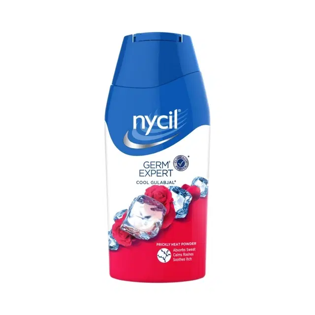 Nycil Germ Expert Prickly Heat Powder Cool Gulabjal 50 g