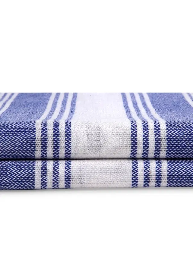Cotton High Absorbent Bath Towels, Blue, Pack of 2