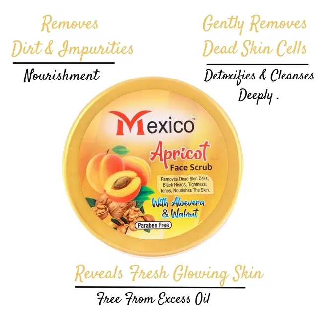 Maxico Herbs Apricot Scrub (100 g)