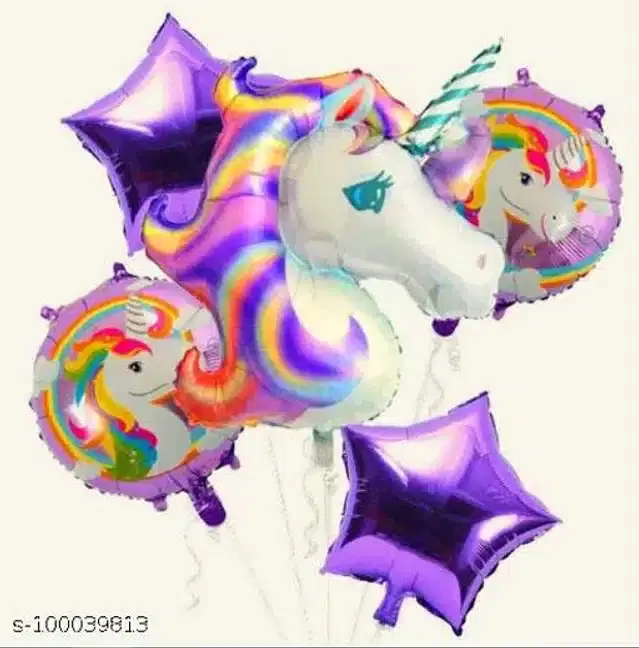 Birthday Decoration Kit, Multicolor, Set of 5