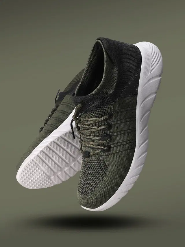 Casual Shoes for Men (Bottle Green,