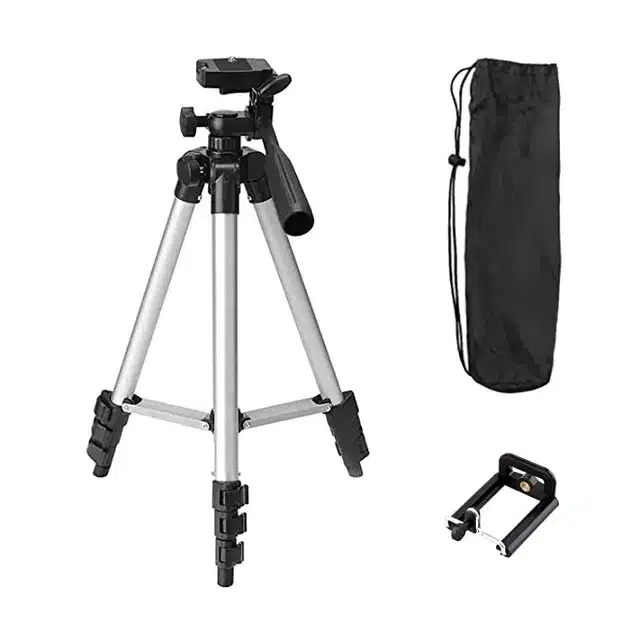 Plastic Earphonix 3110 Tripod For Mobile, White, Dv-31