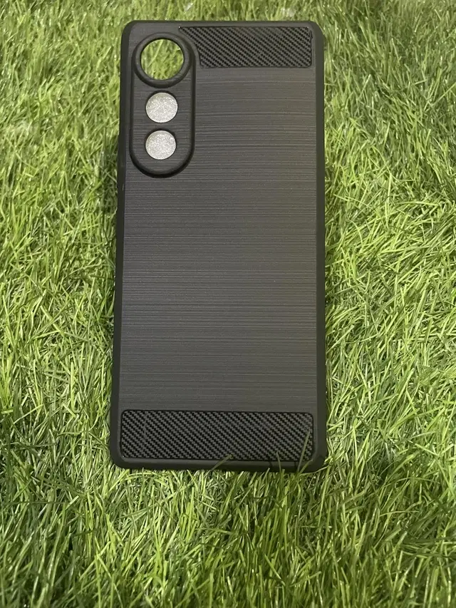 Silicone Mobile Back Cover for Tecno LJ8K P1 / POVA CURVE (Black)