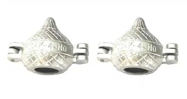 Modak Maker Mould, Pack of 2, Silver