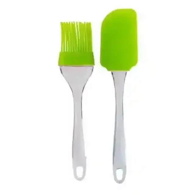 Pallavi Trading Spatula & Pastry Silicon Brush, Pack Of 2