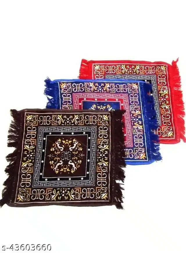 Prayer Mat, Multicolor, Pack of 3