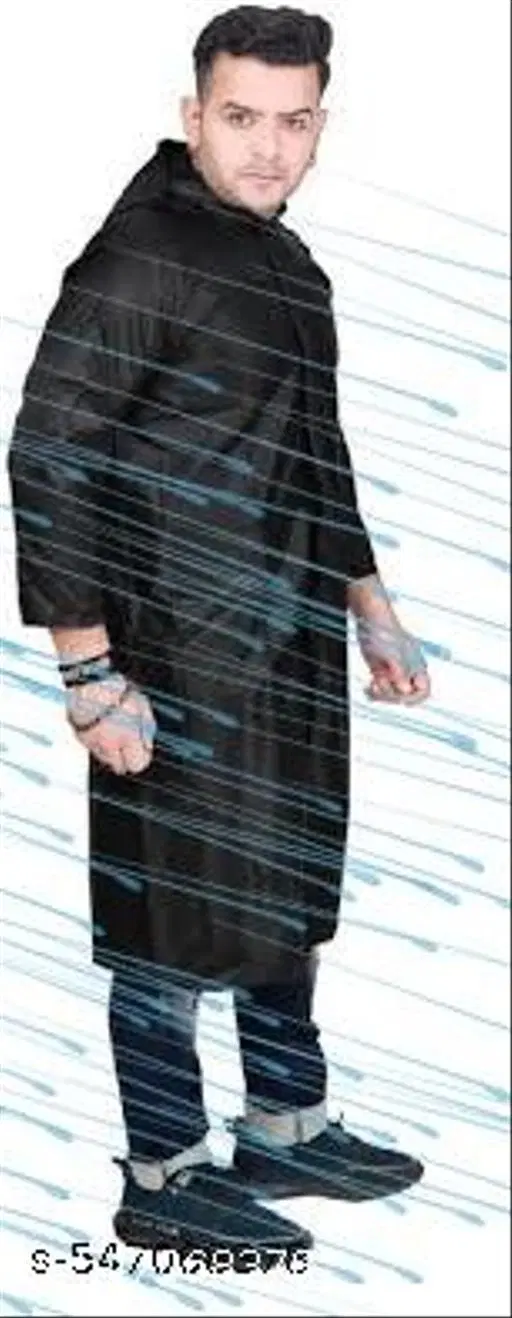 Polyester Solid Raincoat for Men/women, Multicolour (S)