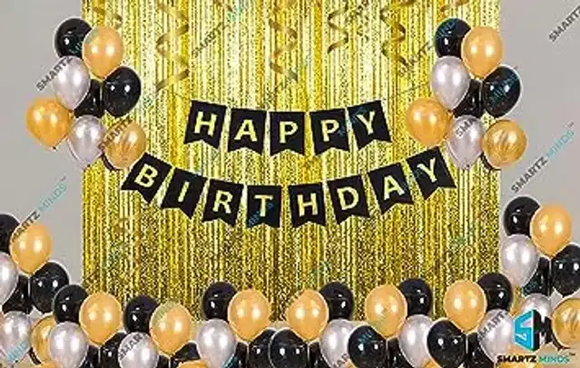 Birthday Decoration Kit, Multicolor, Set of 30