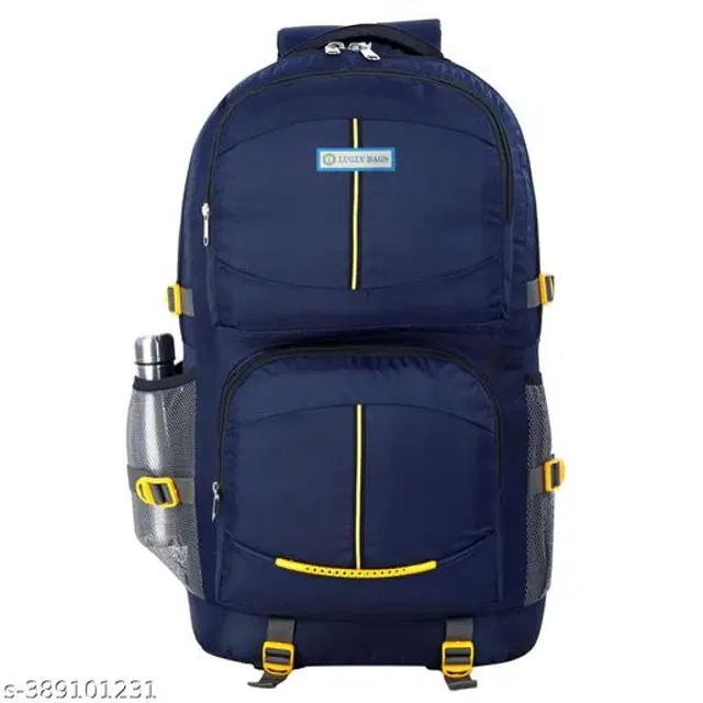 Polyester Trekking Backpacks, Navy Blue