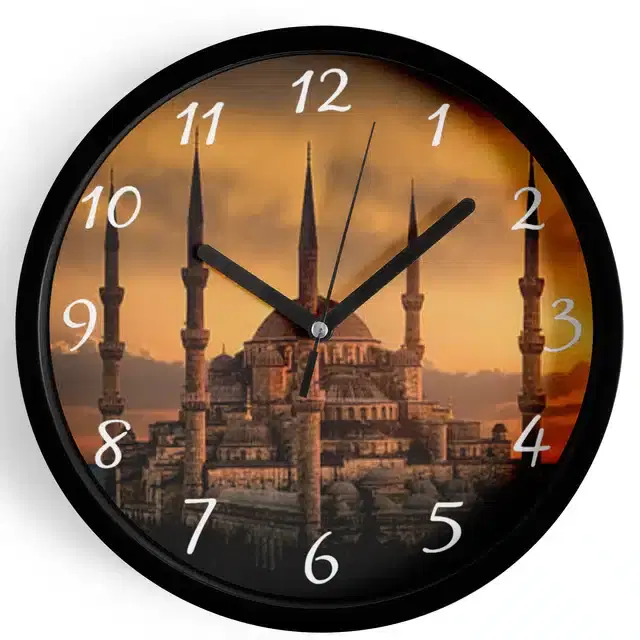 Analog Wall Clock, Multicolor, 7 inches