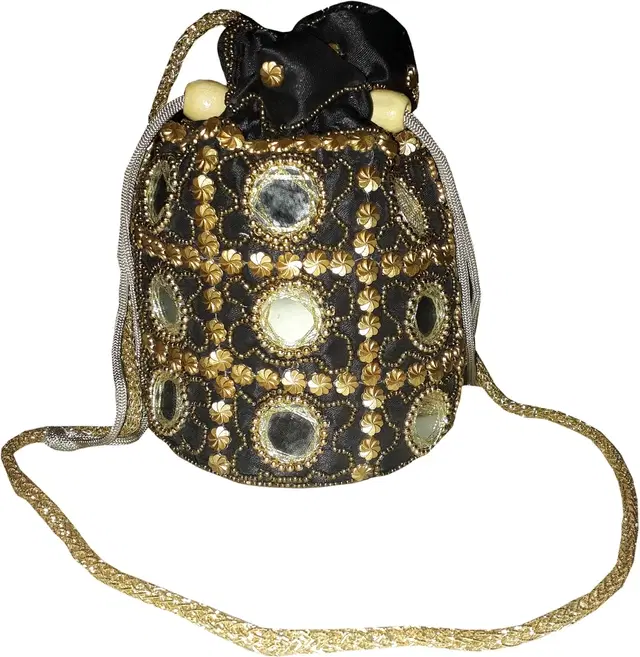 Non Woven Handcrafted Potli, Multicolor