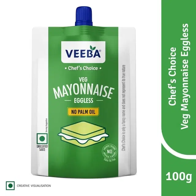 Veeba Chef's Choice Veg Mayonnaise Eggless 100 g