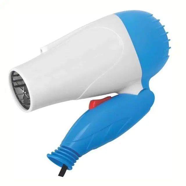 Professional Foldable Hair Dryer for Women, Blue, 1000 W