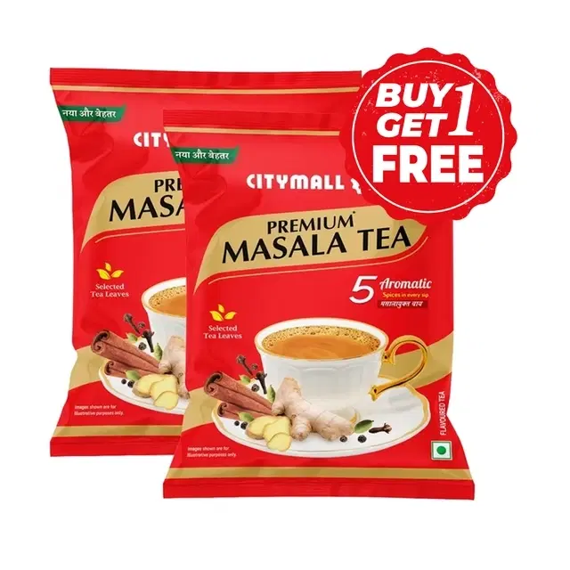Citymall No.1 Premium Masala Tea 2X250 g (Buy 1 Get 1 Free)