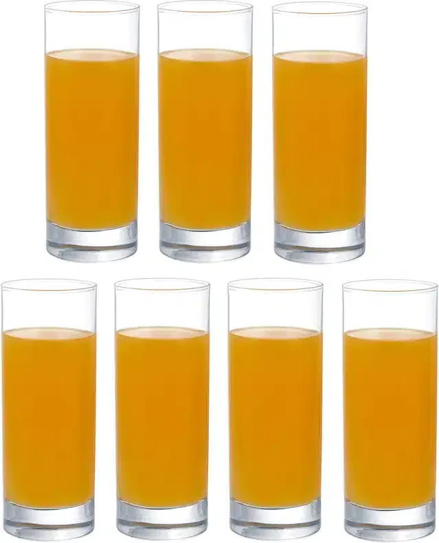 Liquor cum Cocktail Glasses, Transparent, 300 ml, Pack of 7