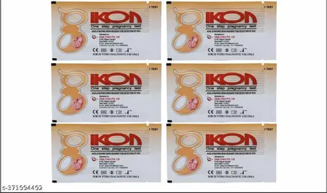 Ikon One Step Pregnancy Test Kit, Pack of 6