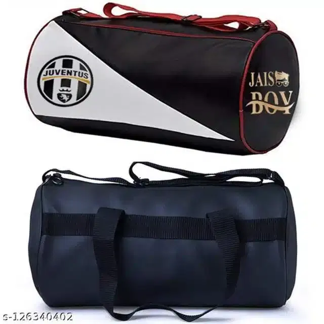 Faux Leather Gym Bags, Multicolor, Pack of 2
